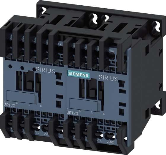 Actual product image Siemens Reversing contactor DC 3kW/AC 24V 7A/AC 3RA2315-8XE30-2BB4
