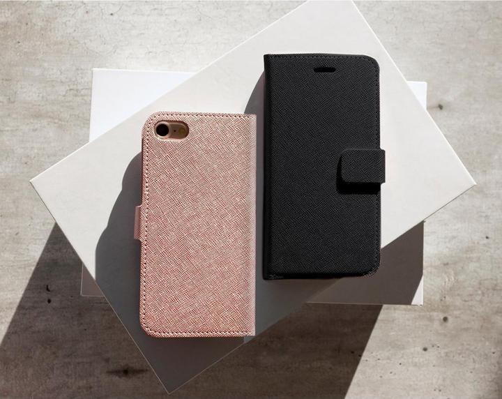 Productafbeelding Mobiparts Saffiano Wallet Case Huawei P20 Lite Pink (Huawei P20 Lite)