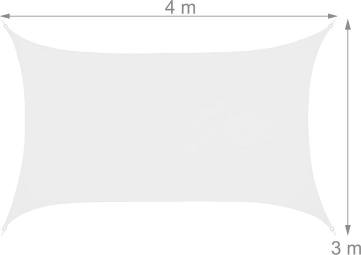 Actual product image Relaxdays Awning (400 x 300 x 0.1 cm)