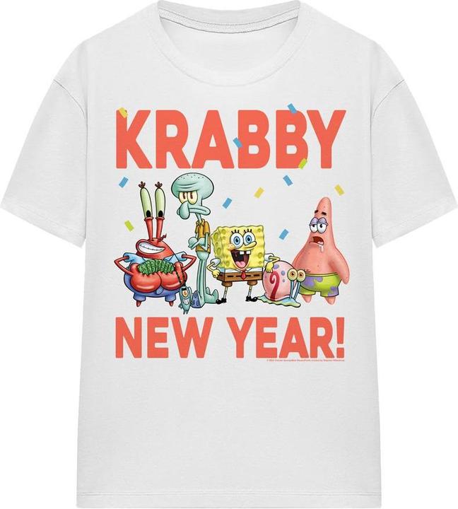 Produktbild Spongebob Squarepants Krabby New Year TShirt (L)