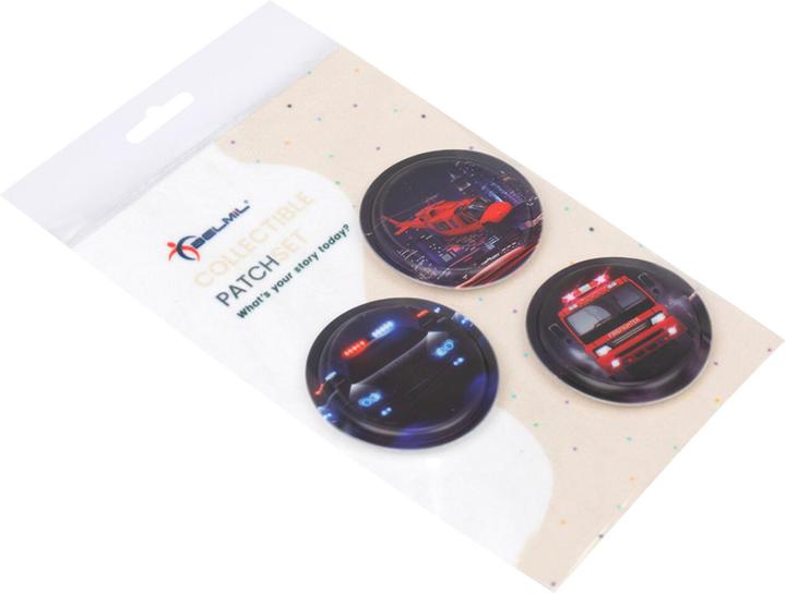 Produktbild Belmil Patch Set "Police" für Schulrucksack
