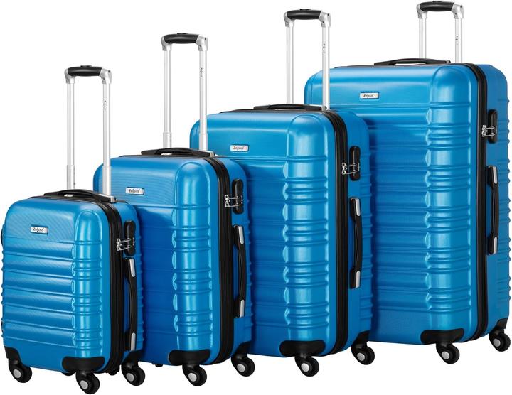 Immagine prodotto Zelsius 4-tlg. Hartschalenkoffer Set (Bagaglio a mano (fino a 50 litri), M (50 - 90l), L (90 - 115l))
