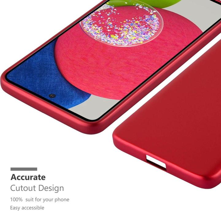 Produktbild Cadorabo TPU Matt Metallic Hülle (Samsung Galaxy A52, Samsung Galaxy A52 5G, Samsung Galaxy A52s 5G)