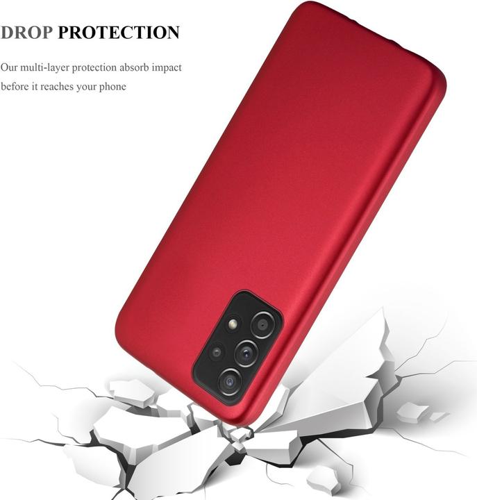 Produktbild Cadorabo TPU Matt Metallic Hülle (Samsung Galaxy A52, Samsung Galaxy A52 5G, Samsung Galaxy A52s 5G)