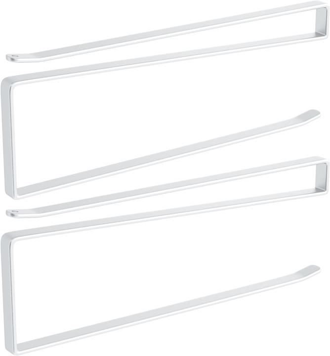 Intirilife 2x Papierrollenhalterung in Weiss
