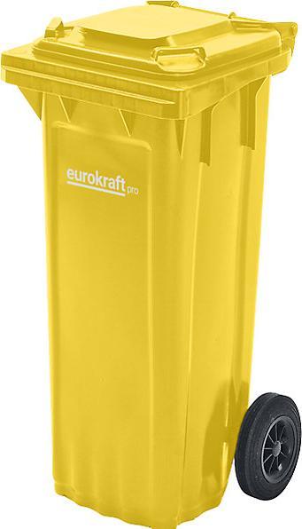 Actual product image eurokraft pro Large plastic waste garbage can, according to DIN EN 840 (80 l)
