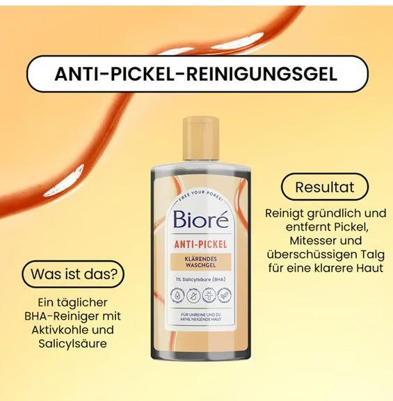 Image du produit Bioré Gel nettoyant anti-boutons (Gel, 200 ml)