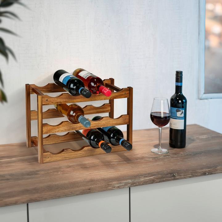 Actual product image Wenko Fondi wine rack (21 x 42 x 28 cm)