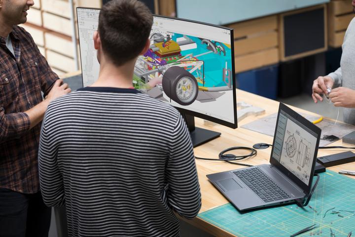 Actual product image HP Z38c (3840 x 1600 pixels, 38")