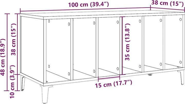 Actual product image VidaXL Plate cabinet