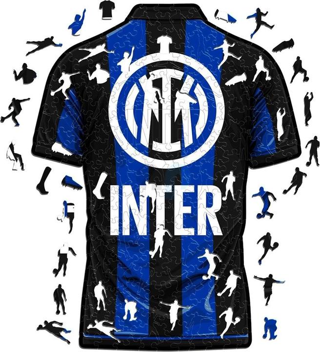 Image du produit Iconic FC Inter Milan - Maillot - Puzzle en Bois Taille S (150 Pièces) (150 pièces)