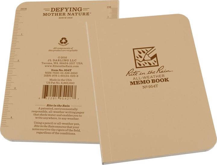 Actual product image Rite in the Rain Allwetter Notizbuch Flex 954T