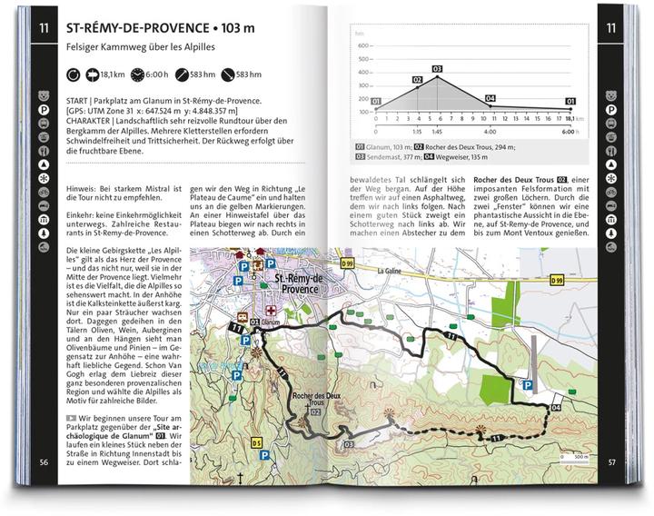 Actual product image Hiking Guide Provence, 55 Tours