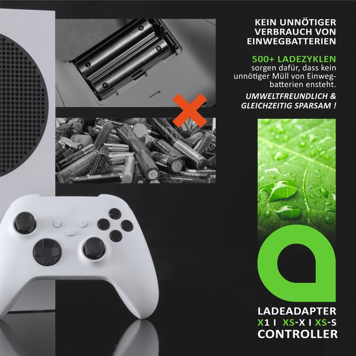 Image du produit Aplic Chargeur pour Xbox One Controller et Series Gamepad, station de charge de batterie, 2 batteries de (Xbox One S, Xbox Series S)