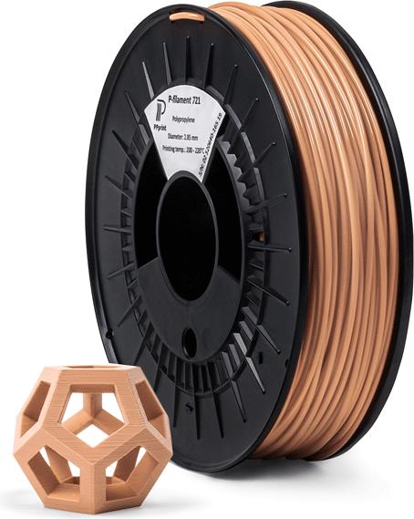Actual product image PPprint Filament P-721 beige 0.6kg 1.75mm (PP, 1.75 mm, 600 g, Beige)