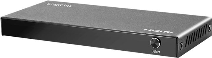LogiLink Switch HDMI, 4x1 porte, 4K/60 Hz, HDCP, HDR, CEC, RC