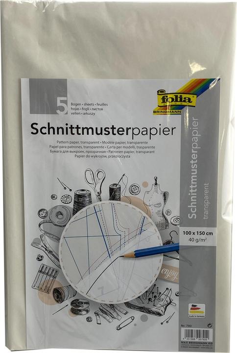 Produktbild Folia Schnittmusterpapiere (42 g/m², 5 x)