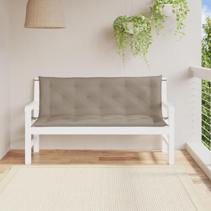 Produktbild VidaXL Gartenbank-Auflagen 2 Stk. O x ford-Gewebe (150 x 50 x 7 cm)