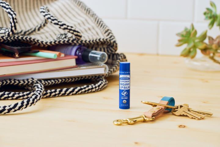 Immagine prodotto Dr. Bronner's Balsamo per labbra alla menta piperita (Balsamo, 4 ml)