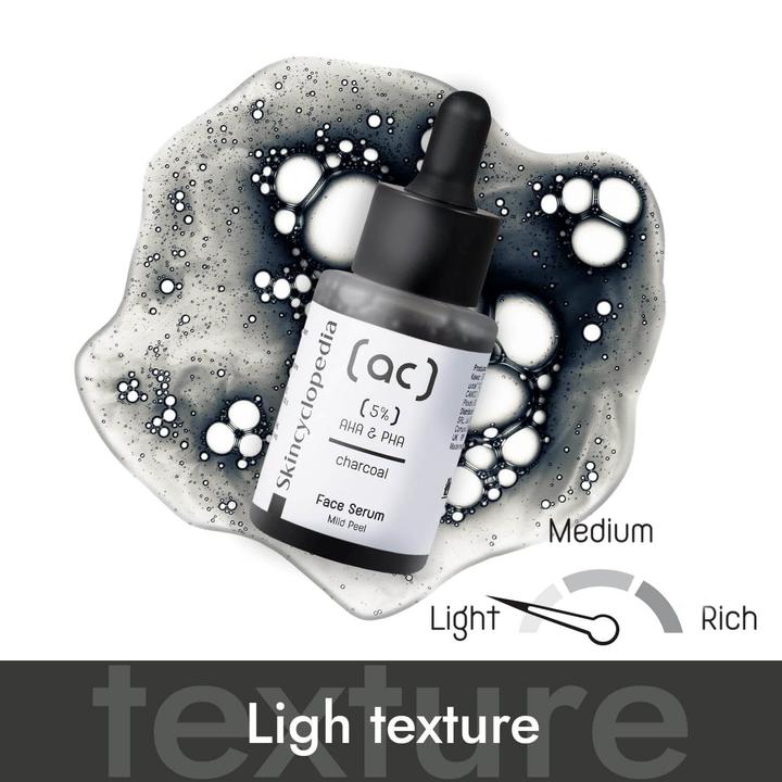 Produktbild Skincyclopedia Charcoal 5% AHA + PHA Complex (30 ml)