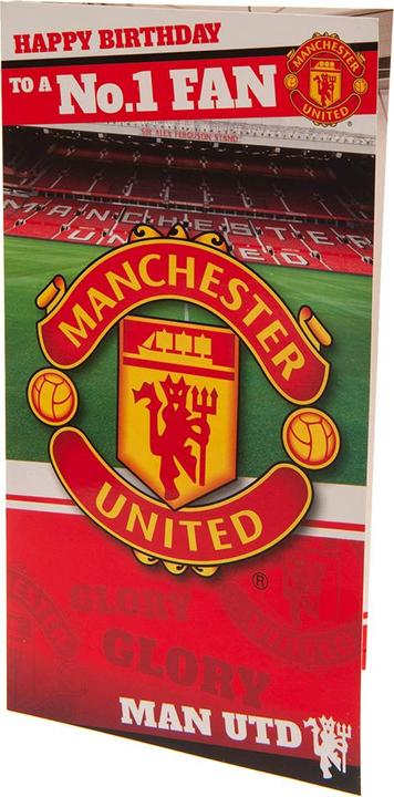 Image du produit Manchester United FC Carte d'anniversaire No 1 Fan (1 pcs)