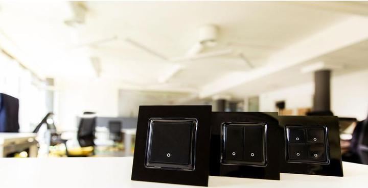 Actual product image Shelly Wall switch 1 - black