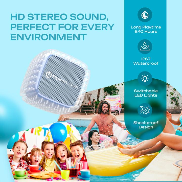Actual product image PowerLocus Aero Kids Karaoke Bluetooth-Kinderlautsprecher
