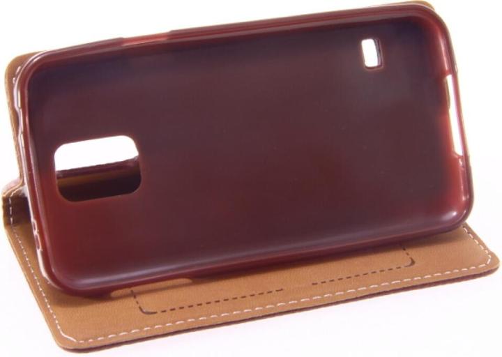 Produktbild Xundd Book Case Fashion for Galaxy S5 - brown 4250710563821 (Samsung Galaxy S5)