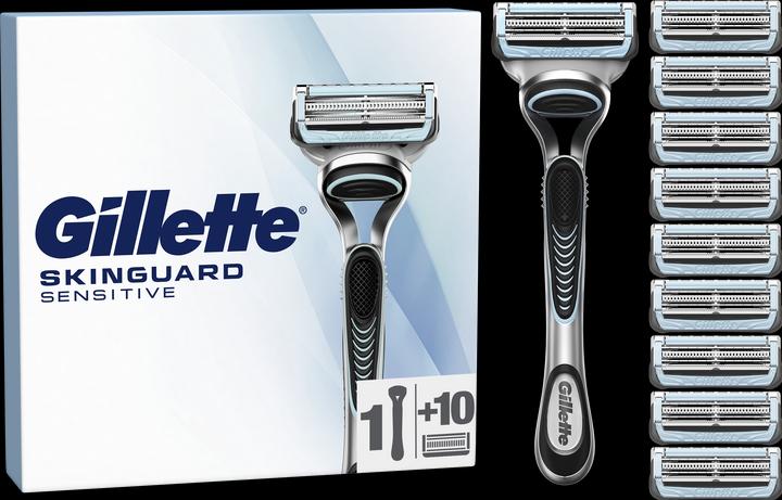 Produktbild Gillette Skinguard, 11 blades + handle ECOM