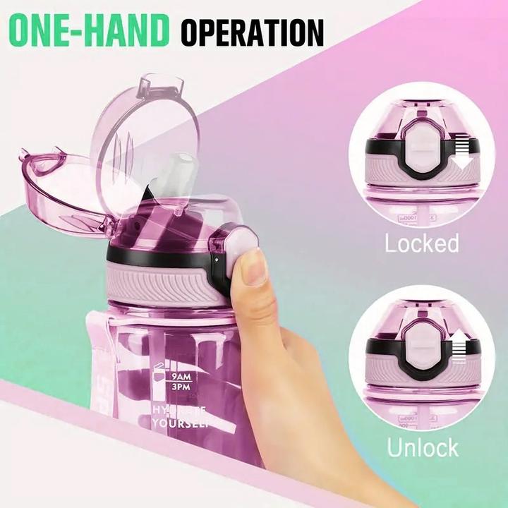 Produktbild ASMI Transparente Trinkflasche (1 l)