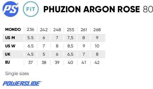 Produktbild Powerslide PHUZION SKATES Argon Rose 80 37 (38)