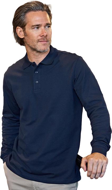 Image du produit Tee Jays Mens Luxury Stretch Polo à manches longues (S)