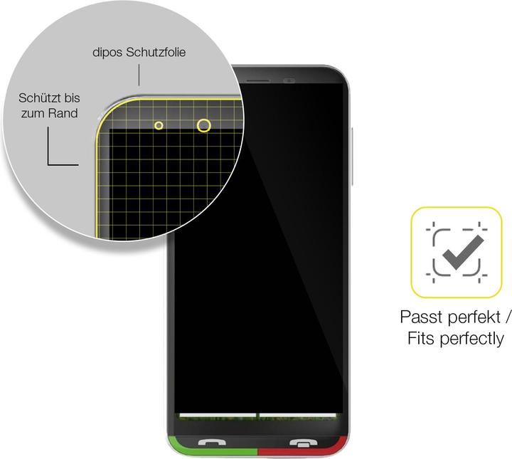 Immagine prodotto Dipos 3D Full-Cover Pellicola Protettiva (1 Pezzo/i, Emporia SUPEReasy)