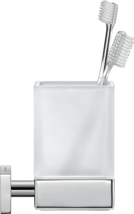 Actual product image Duravit Glass holder KARREE glass matt chrome