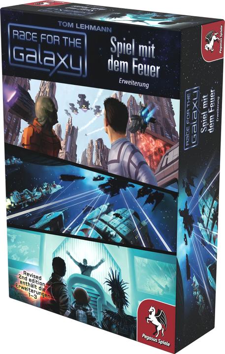Image du produit Pegasus 53023G - Race for the Galaxy : Jouer avec le feu, dès 12 ans (DE-Extension 1-3) (Allemand)