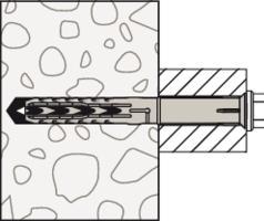 Produktbild Fischer Rahmendübel R 88542 SXR 10x260 FUS Schraube Stahl galv. verz./Dübel-Nylon (50 Stk.)