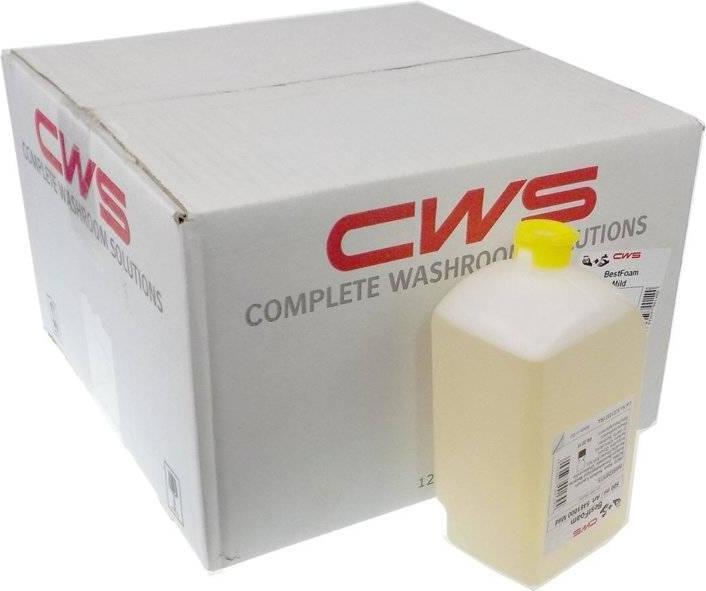 Immagine prodotto CWS Sapone in schiuma, conf. da 12 flaconi da 0,5 l, standard, giallo. (Sapone liquido, 500 ml)