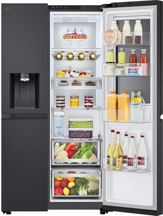 Immagine prodotto LG GSXE91EVAD Frigorifero Side-by-Side InstaView Door-in-Door, Classe D, 628L, Wi-Fi, Senza allaccio, U (628 l)