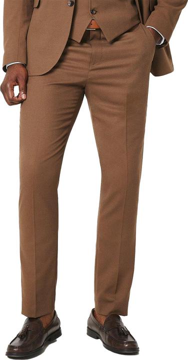 Actual product image Burton Mens Weave Plain Slim Suit Trousers (30)