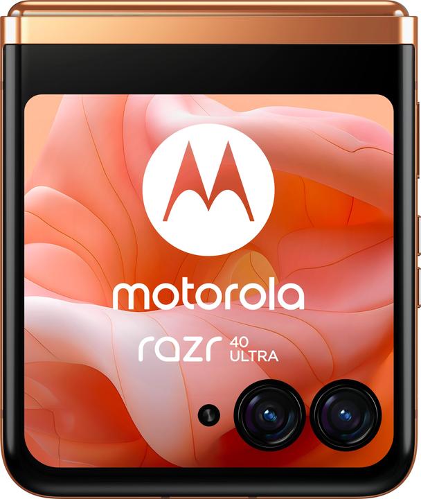 Produktbild Motorola Razr 40 Ultra (256 GB, Peach Fuzz, 6.90", SIM + eSIM, 12.58 Mpx, 5G)