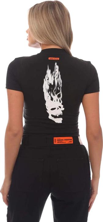 Immagine prodotto Heron Preston Maglietta Corta Teschio Fiammeggiante Donna (44 D)