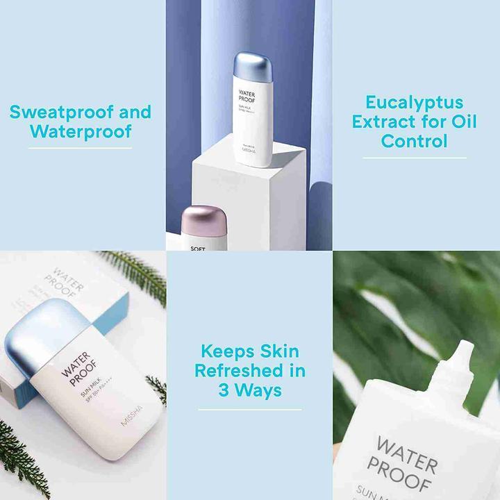 Produktbild Missha All-Around safe block Waterproof Sun milk (Sonnenmilch, Sonnencreme, SPF 50, 70 ml)