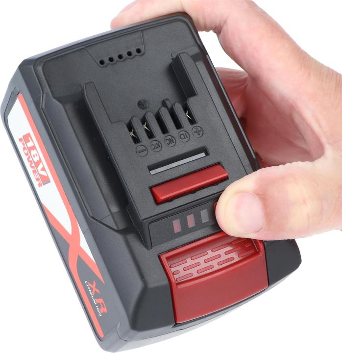 Actual product image AccuCell Replica battery as a replacement or second battery for the Einhell Power X-Change 18V, 5000mAh (18 V)