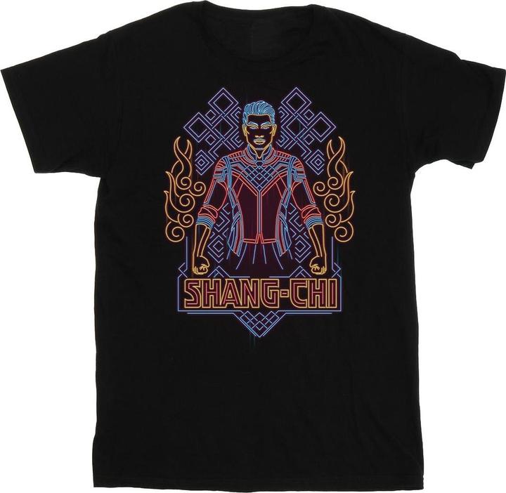 Actual product image Mens Shang-Chi And The Legend Of The Ten Rings Neon T-Shirt (4XL)