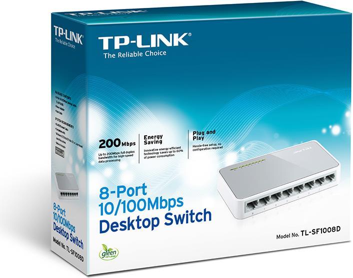 Produktbild TP-Link Tl-Sf1008d (8 Ports)