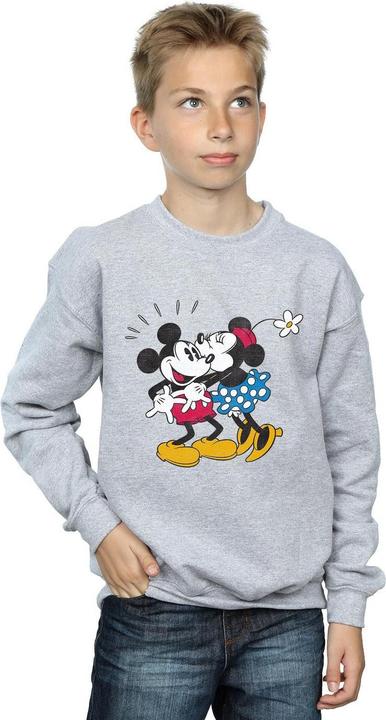 Produktbild Disney Mickey Mouse Mickey And Minnie Kiss Sweatshirt Jungen (140, 146)