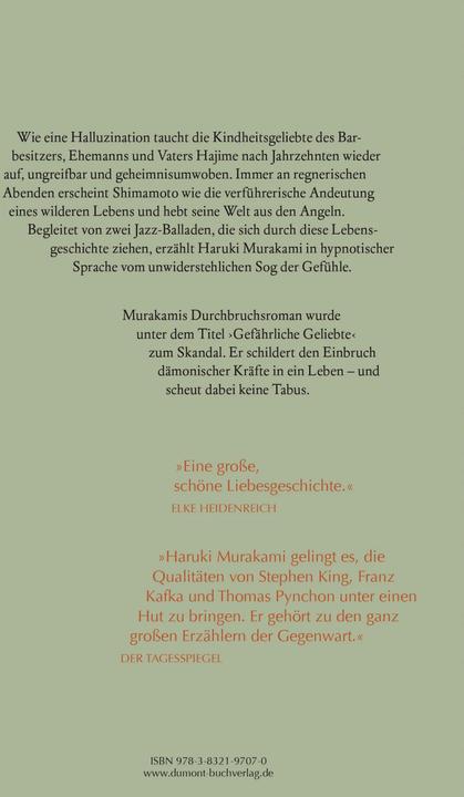 Immagine prodotto Südlich der Grenze, westlich der Sonne (Tedesco, Haruki Murakami, 2013)