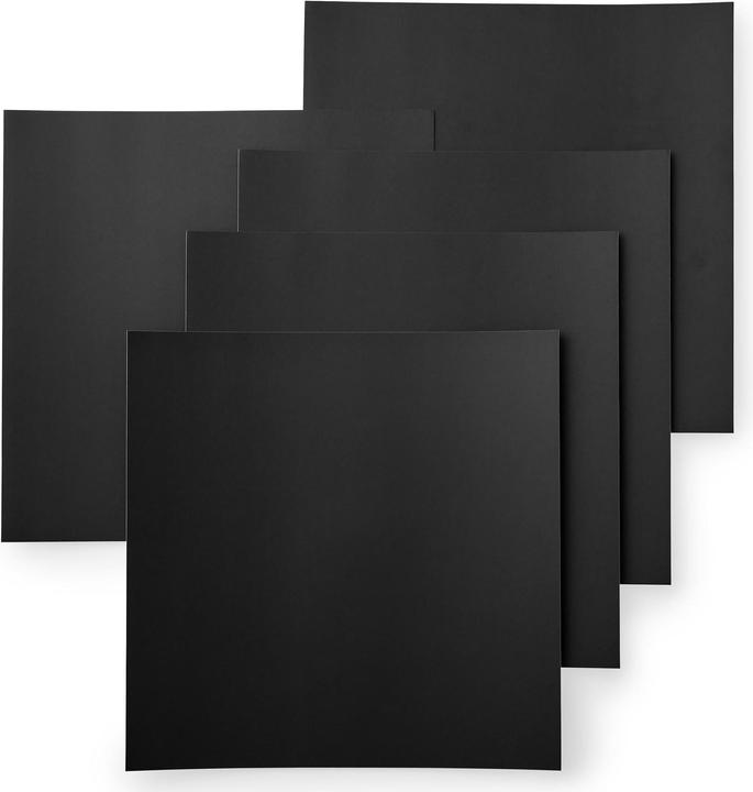 Produktbild Cricut Stickerpapier Smart 30.5 x 30.5 cm, 10 Blatt, Schwarz (210 g/m², 10 x)