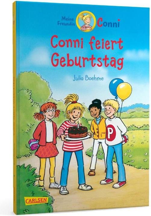 Immagine prodotto Conni-Erzählbände, Band 4: Conni feiert Geburtstag (farbig illustriert) (Tedesco, Julia Boehme, Herdis Albrecht, 2016)