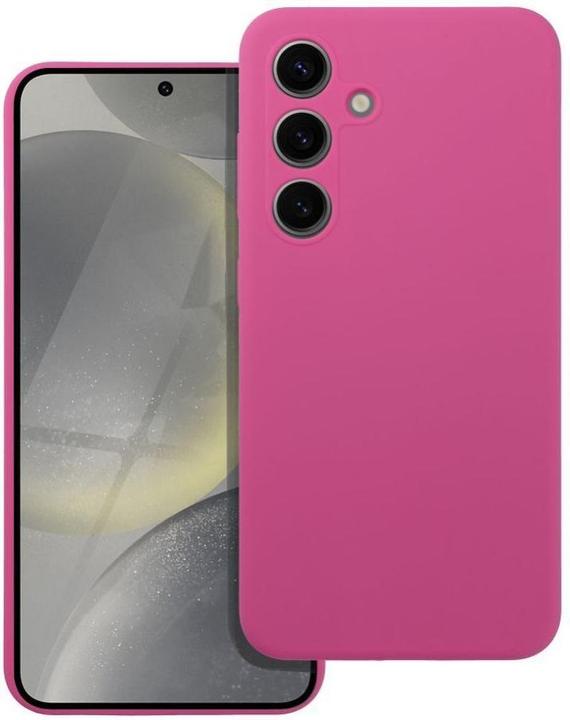 Actual product image OEM Back panel cover Case SILICONE 2mm for SAMSUNG S25 pink (Samsung Galaxy S25)